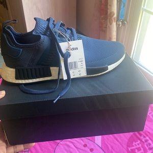 Blue Adidas NMDs